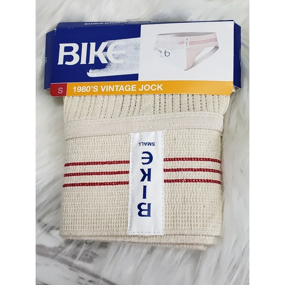 NEW Vintage 80's BIKE Adult Supporter Jockstrap Size Small 30-31 INCHES RETRO